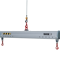 Palonnier monopoutre réglable ALUMINIUM avec crochets