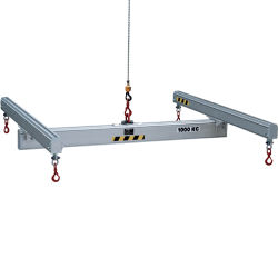 Palonnier en H fixe ALUMINIUM avec crochets