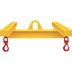 Palonnier en H 4 crochets 1-10T. Structure renforcée FEM5, NFE 52210