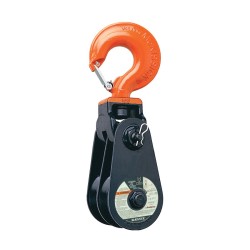 Crosby McKissick 408 Double Sheave Snatch Block with Hook