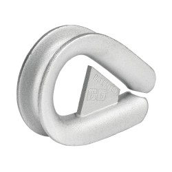 Crosby Extra Heavy Wire Rope Thimbles (Shackle-Loc)