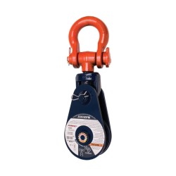 Crosby McKissick Snatch Block with Shackle Fitting, 