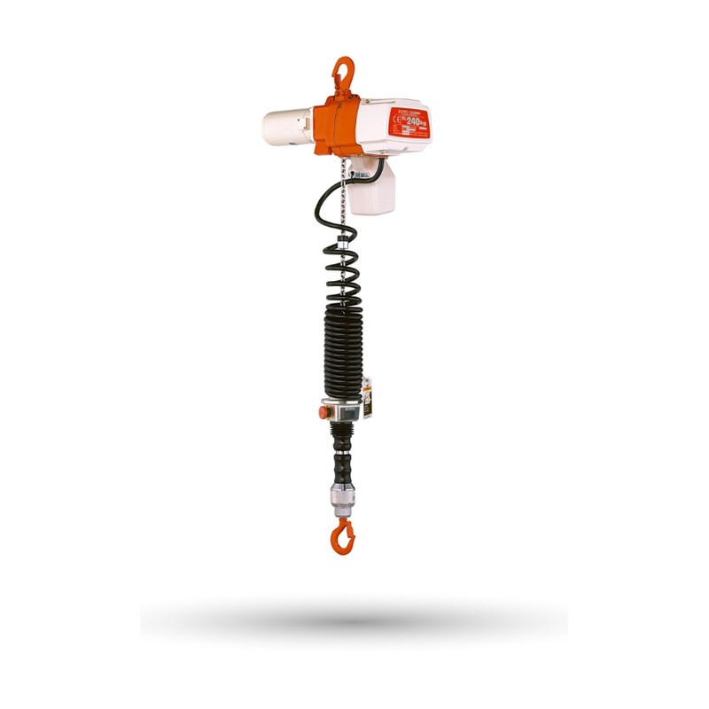 Palan électrique KITO EDC – 230 V, commande cylindrique, 60 à 240 kg