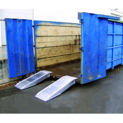 Rampes aluminium, type AVS 150 BENNES - Charge maxi 7 300 kg/paire