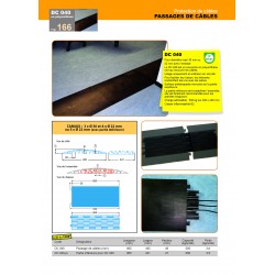 Passages de câbles en polyuréthane, type DC