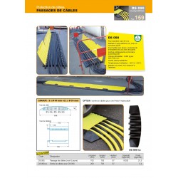 Passages de câbles en polyuréthane, type DS