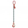 ÉLINGUE CHAÎNE Grade-80 / 1 brin - réglable 1 anneau + 1 crochet standard