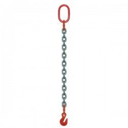 ÉLINGUE CHAÎNE Grade-80 / 1 brin - 1 anneau + 1 crochet racourcisseur