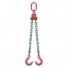 ÉLINGUE CHAÎNE Grade-80 / 2 brins - réglable à 2 crochets de fonderie