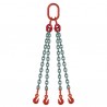 ÉLINGUE CHAÎNE Grade-80 / 4 brins - réglable 4 crochets raccourcisseurs