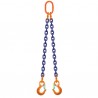 ÉLINGUE CHAÎNE Grade-100 / 2 Brins - 2 crochets standards
