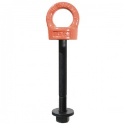 ANNEAU de levage ORIENTABLE à vis long. Variable / à émerillon - COEF 1/4 - GRADE 100