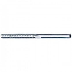 EMBOUT A TIGE FILETÉE INOX à sertir