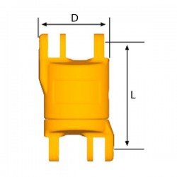 Emerillon en acier inoxydable AISI 316 avec manille à goupille encastrée  Diamètre mm 5