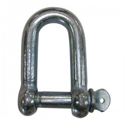 Manille lyre pour corde ou câble de 47 mm charge 600 kg