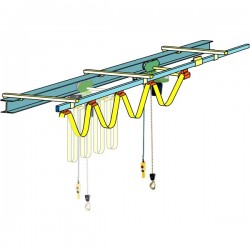 Rema 0511001-3 BETA-H/125KG/3M Elephant palan électrique à chaîne