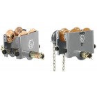 CHD-CHDD Chariots de direction manuels par poussée ou par volant et chaîne pour charge de 250 à 20 000 kg