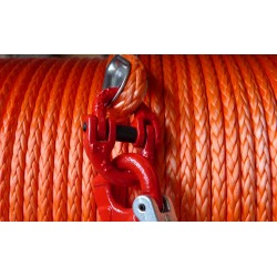 10 mm x 30 m - Câble en plastique - Treuil forestier - Corde synthétique  tout-terrain - Corde synthétique - Treuil forestier - Fil synthétique - Fil