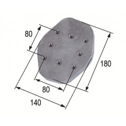 PLAQUE DE FIXATION A SOUDER