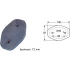 PLATINE A SOUDER ACIER