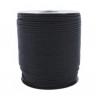 CORDAGE POLYESTER (DRISSE) NOIR PREETIRÉE en bobine 3100