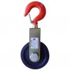 POULIE A CHAPE simple à corde, avec réa NYLON 7060