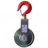 POULIE A CHAPE simple à câble, avec réa bagué 7060